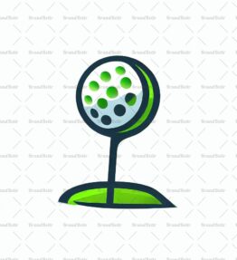 Golftee und Ball